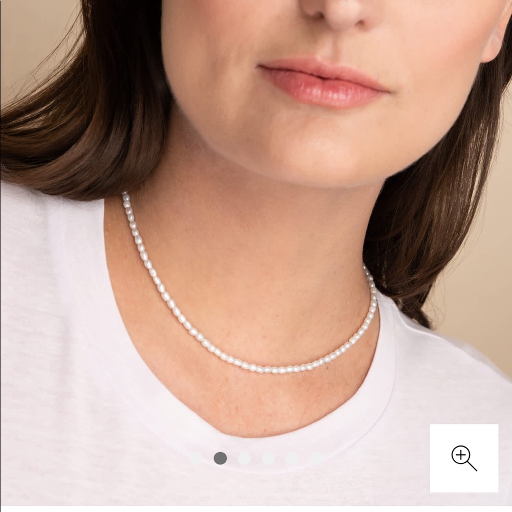 Mejuri Tiny Pearl Necklace